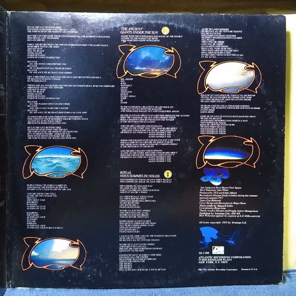 YES Tales From Topographic Oceans 1974 gatefold 2LP Vinyl records - Picture 4 of 8